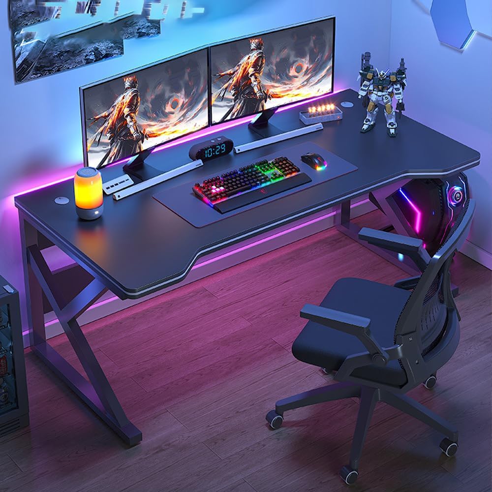 The NOXEN N black K-leg gaming desk
