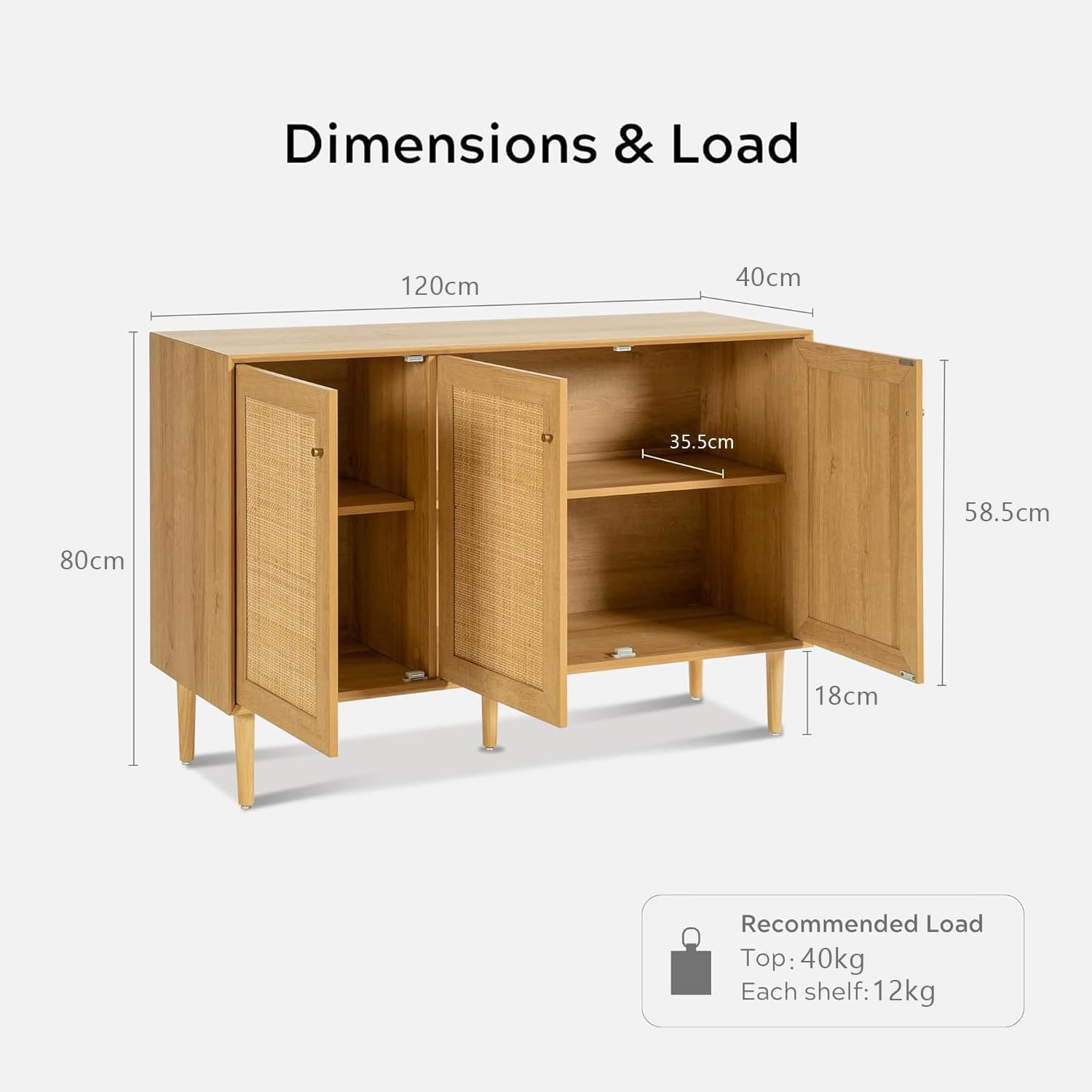 The SOLARA Sideboard Cabinet