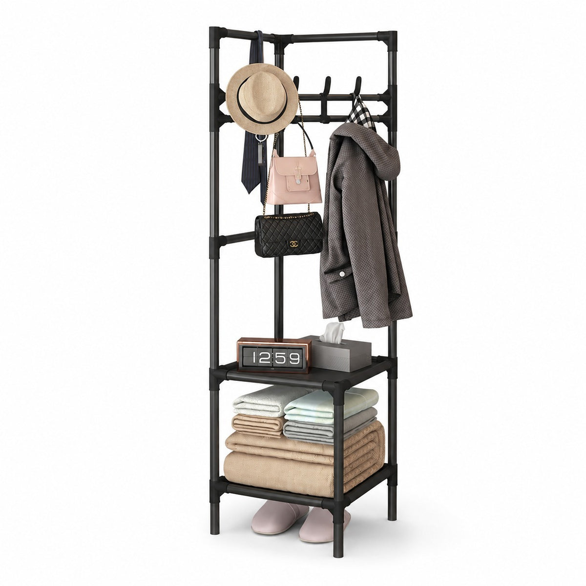 The NOCTIS N black corner rack