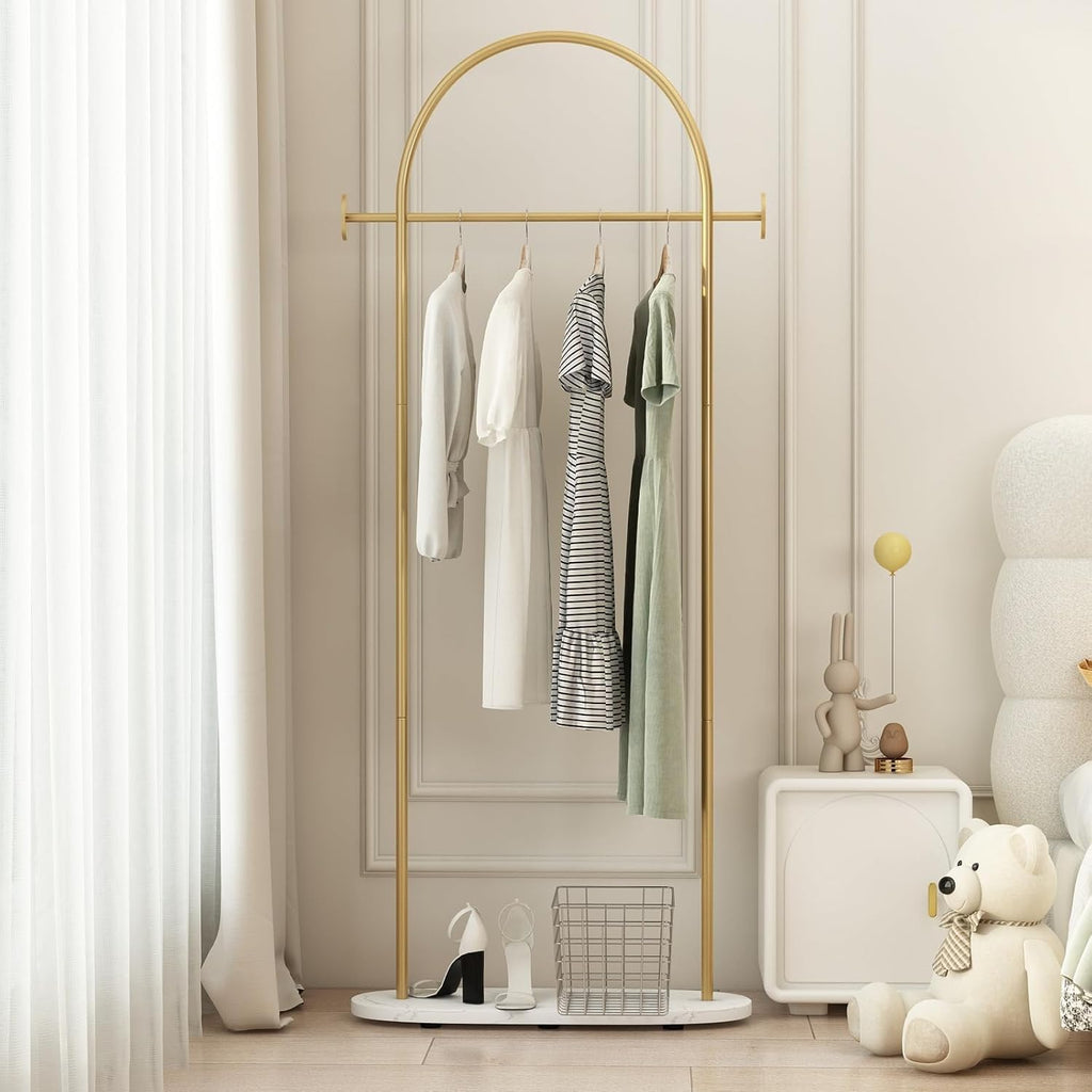 The AURÉLIA – Golden Marble Coat Stand