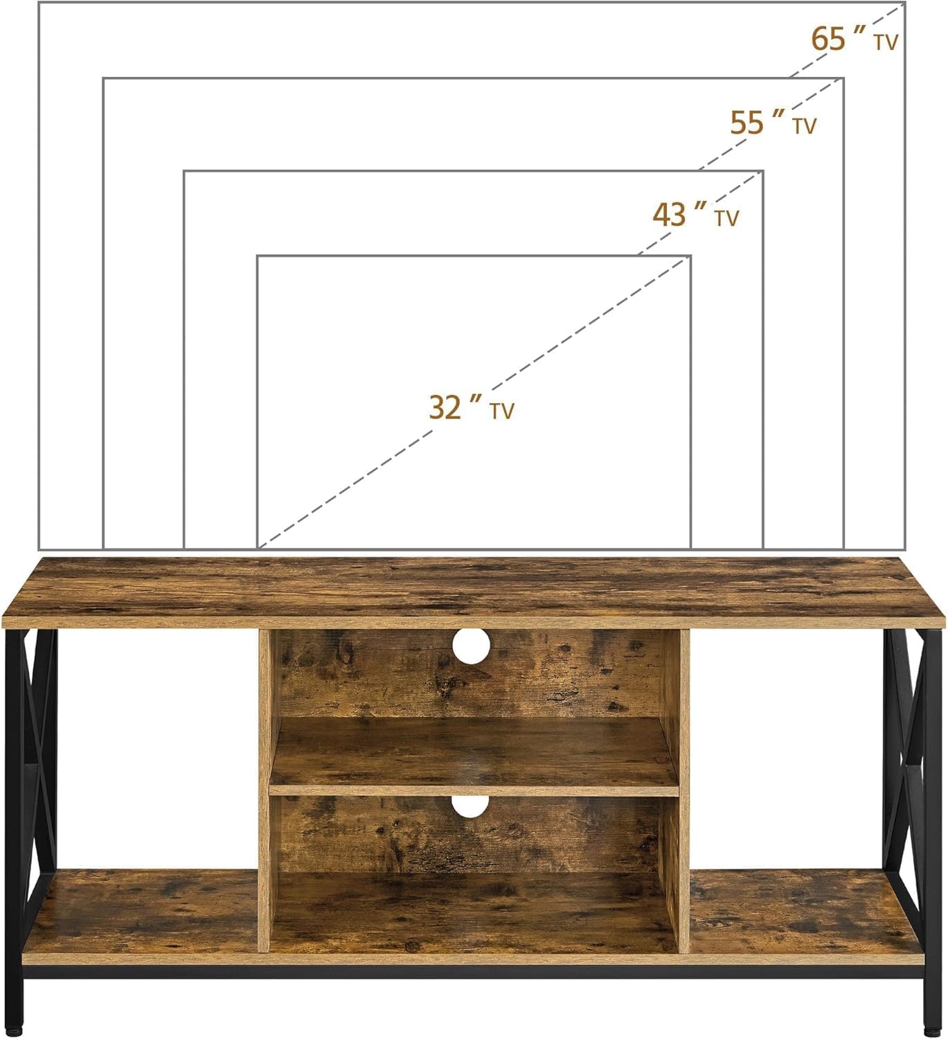 TV Stand Rustic OZ TV-RF