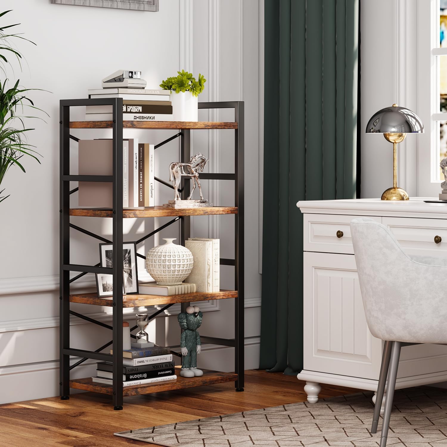 The XELRA – 4-Tier Bookshelf