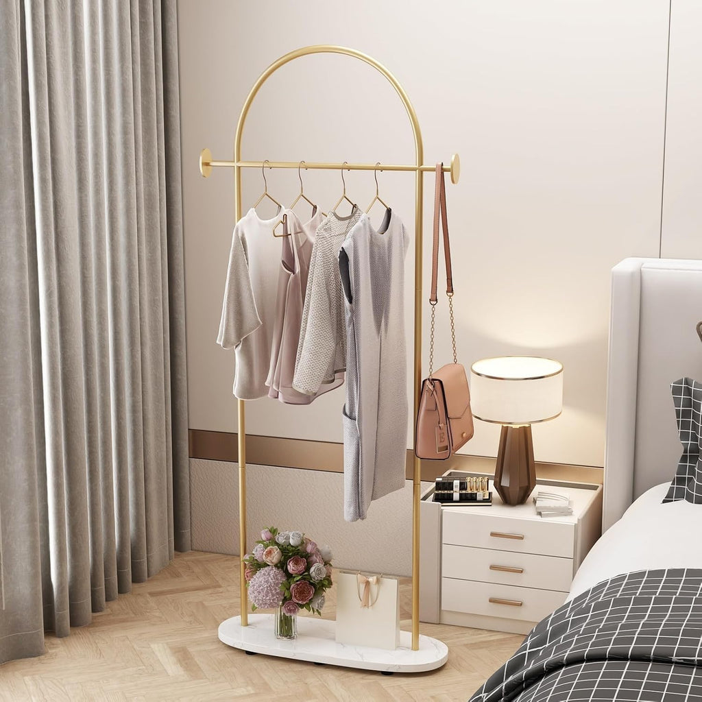 The AURÉLIA – Golden Marble Coat Stand