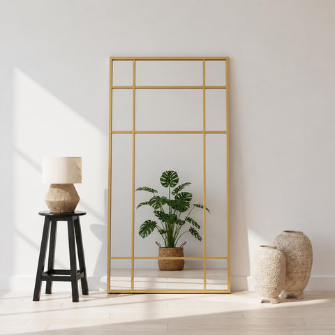 The LATTIS – Grid Full-Length Floor Mirror