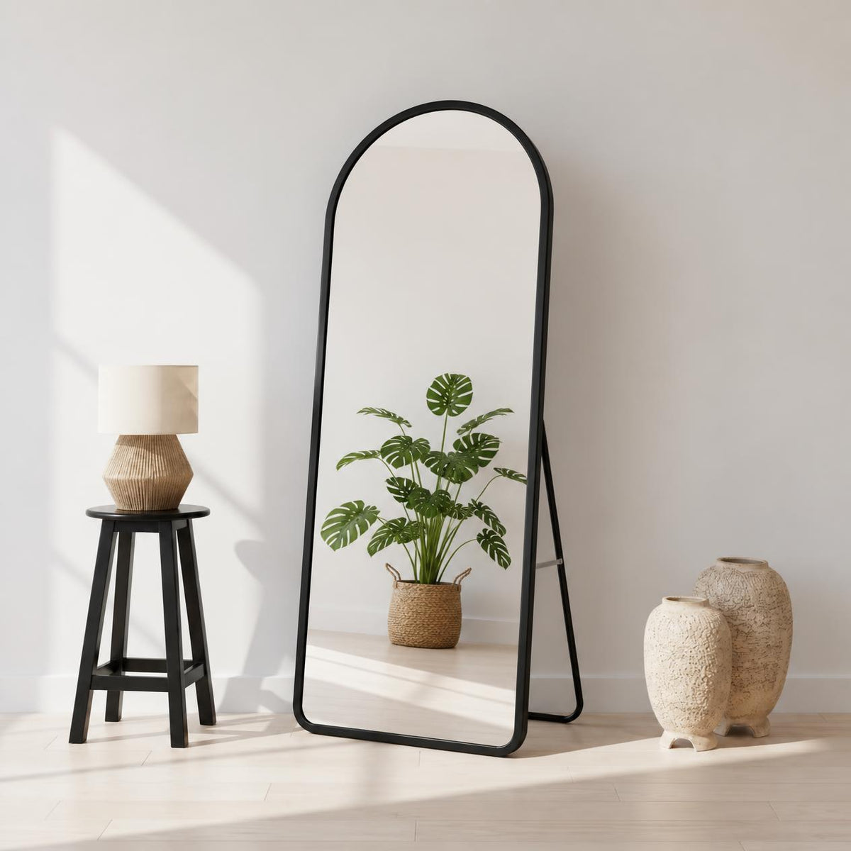 The REGALE – Grand Arched Floor Mirror