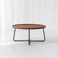 The ROTUN N – Round Wooden Coffee Table 80 cm