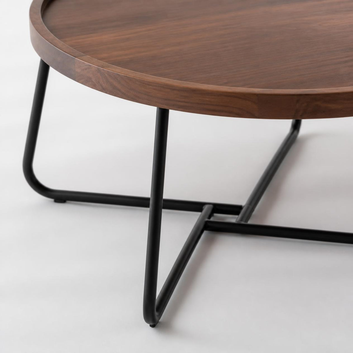The ROTUN N – Round Wooden Coffee Table 80 cm
