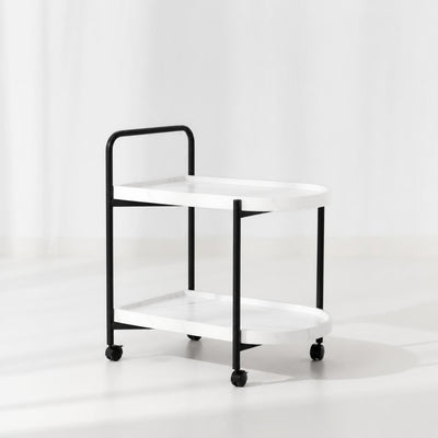 The SERVA N – 2-Tier Rolling Serving Cart