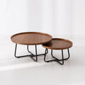 The NESTA N – Nesting Round Coffee Tables (Set of 2)