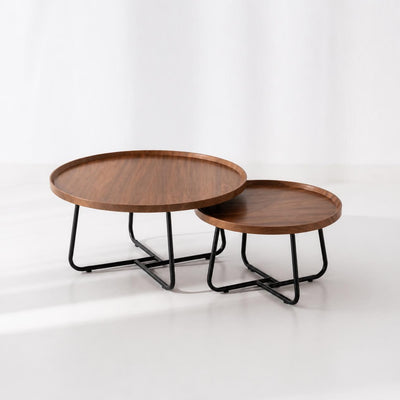 The NESTA N – Nesting Round Coffee Tables (Set of 2)