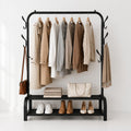 The ONYXA N – Clothes & Shoe Rack with Side Hooks