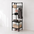 The NOCTIS N – Black Corner Rack with 10 Hooks