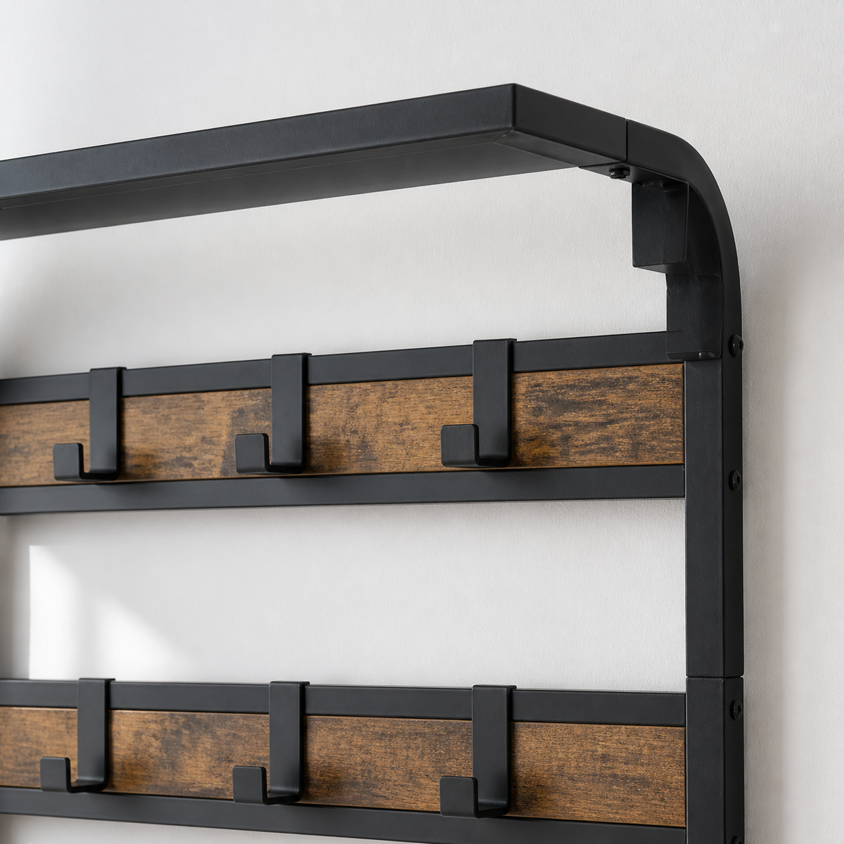 The RAVEN – 4-in-1  Coat Rack & Shoe Bench