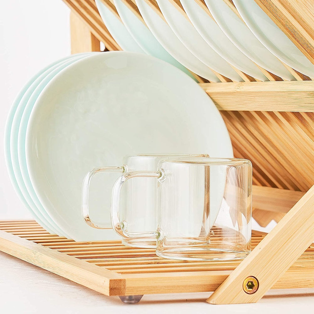 DRAIN LA2 – Foldable Bamboo Dish Rack