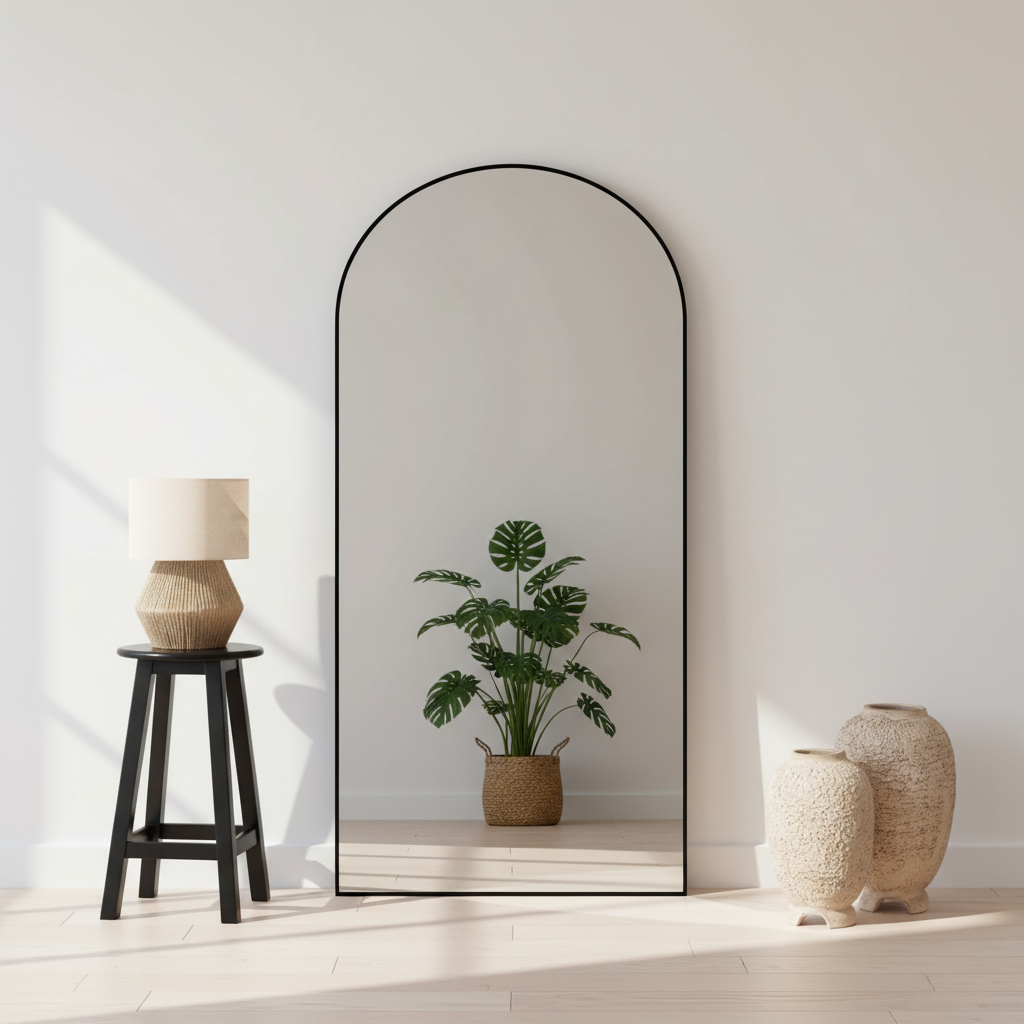 BEAUTY PEAK – Arched Full-Length Mirror