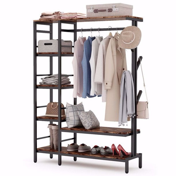 The CLOSETIA – 4-in-1 Clothes Stand & Shoe Bench