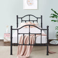 The REGIS N – Classic Black Metal Single Bed