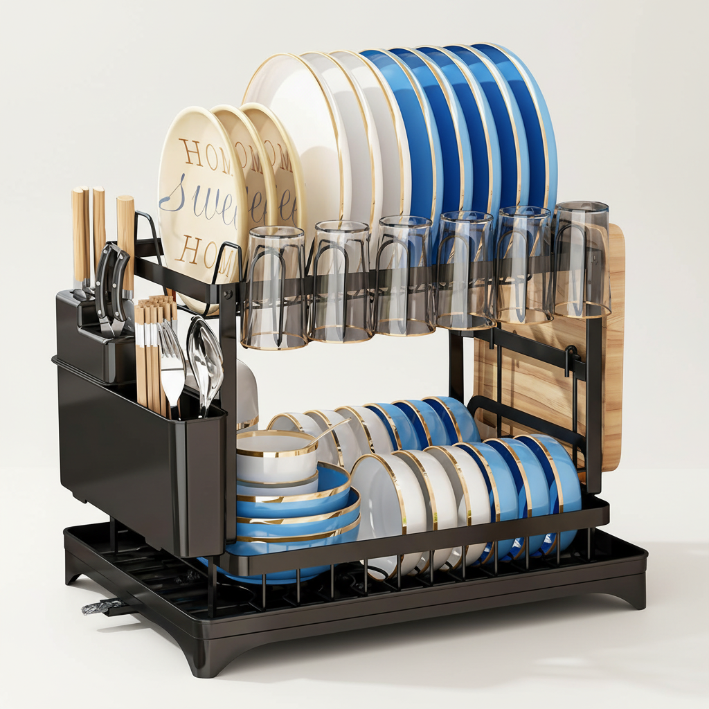 DRAIN – Stainless Steel Dish Drying Rack