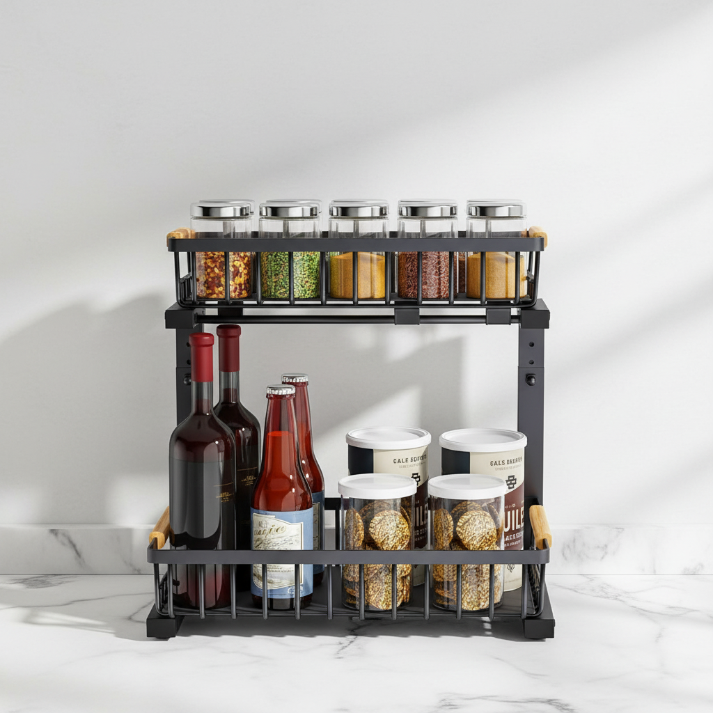 SLIDE – Dual Pull-Out Under Cabinet Organizer