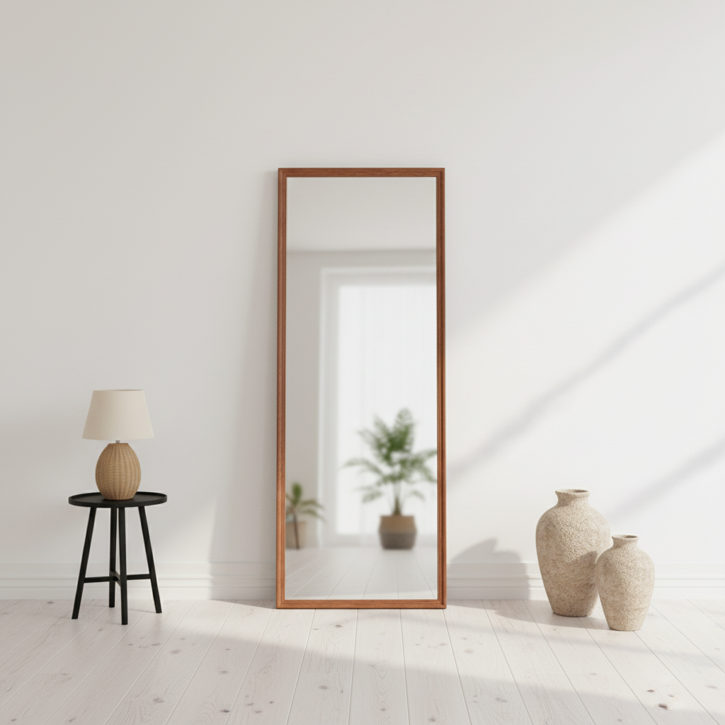 The LUMO – Full-Length Walnut Mirror