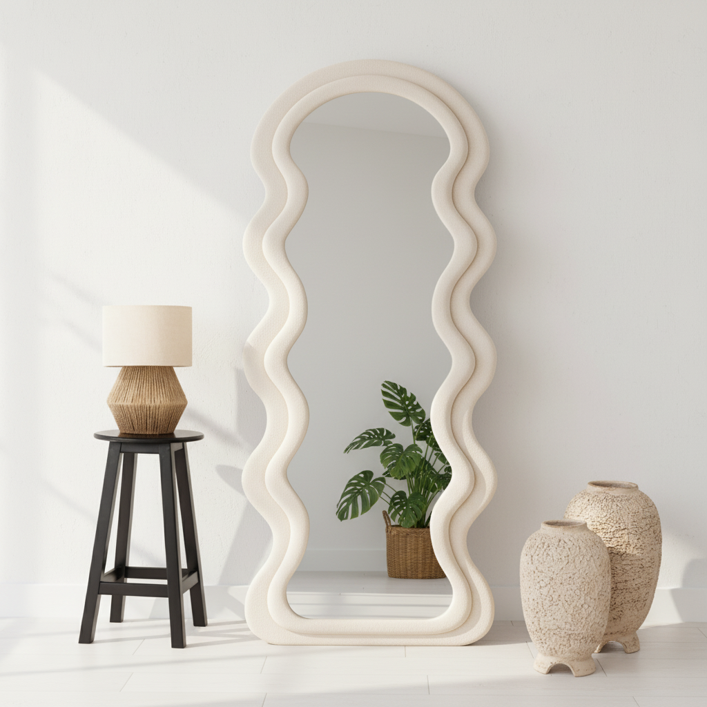 Bojue Full-Length Wavy Mirror