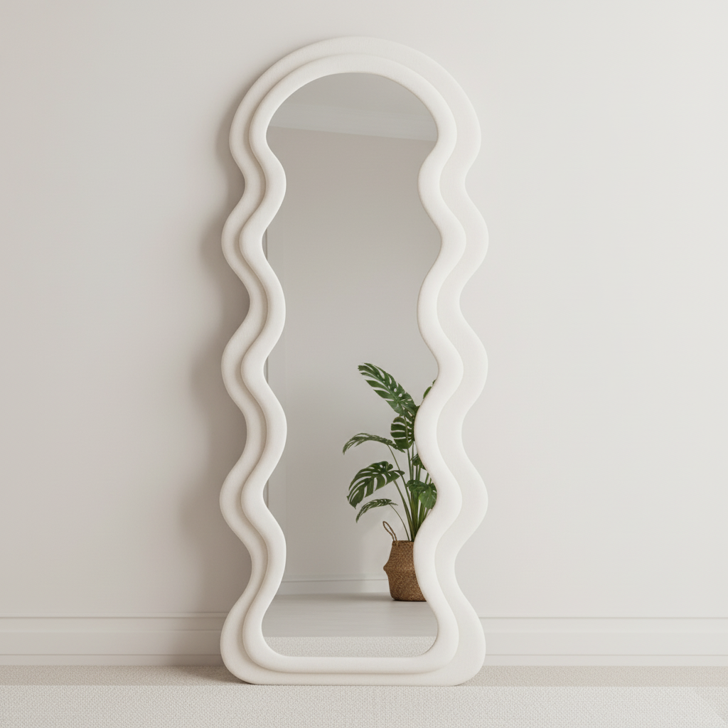 Bojue Full-Length Wavy Mirror