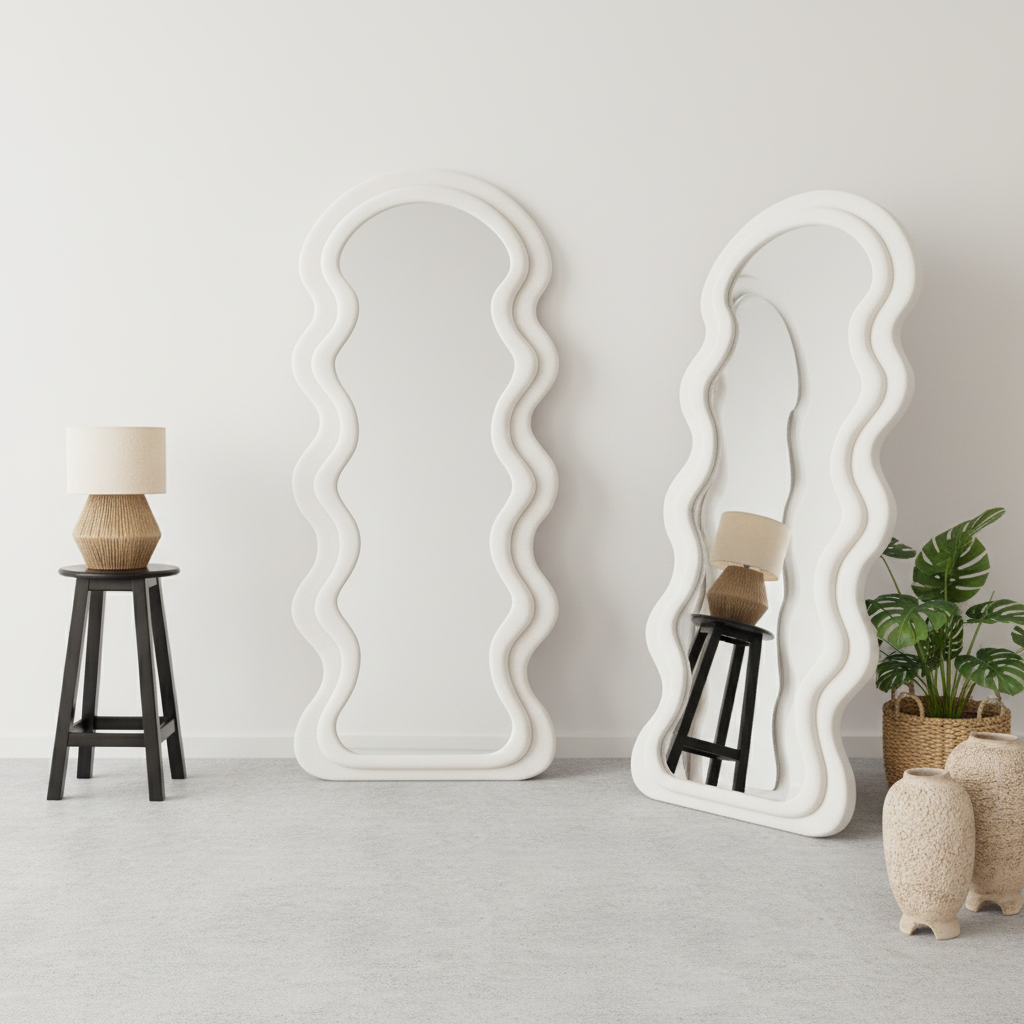 Bojue Full-Length Wavy Mirror