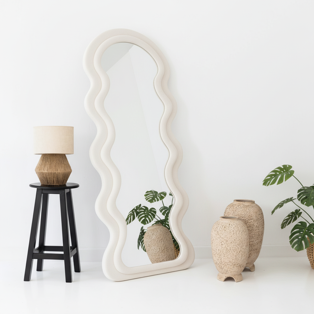 Bojue Full-Length Wavy Mirror