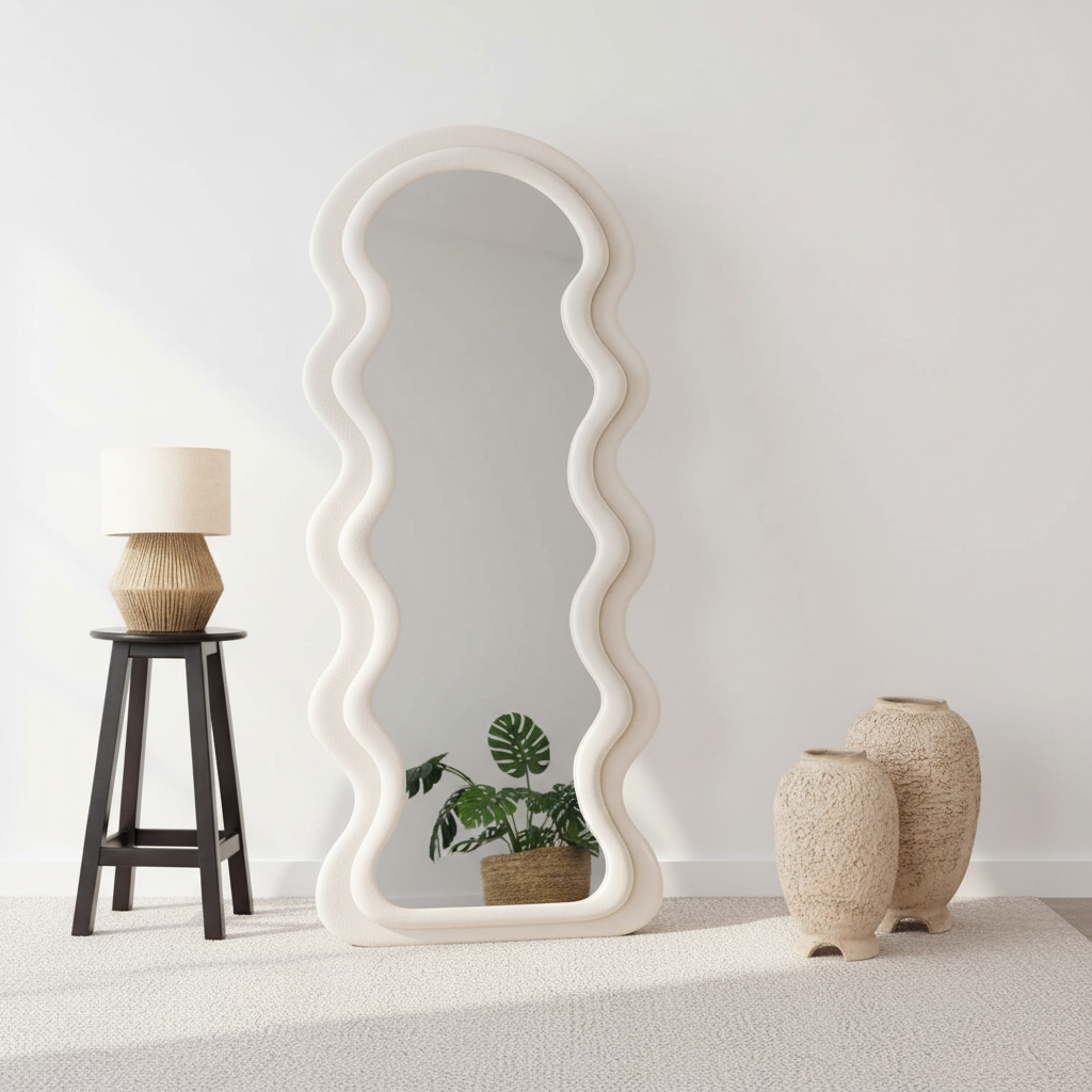 Bojue Full-Length Wavy Mirror
