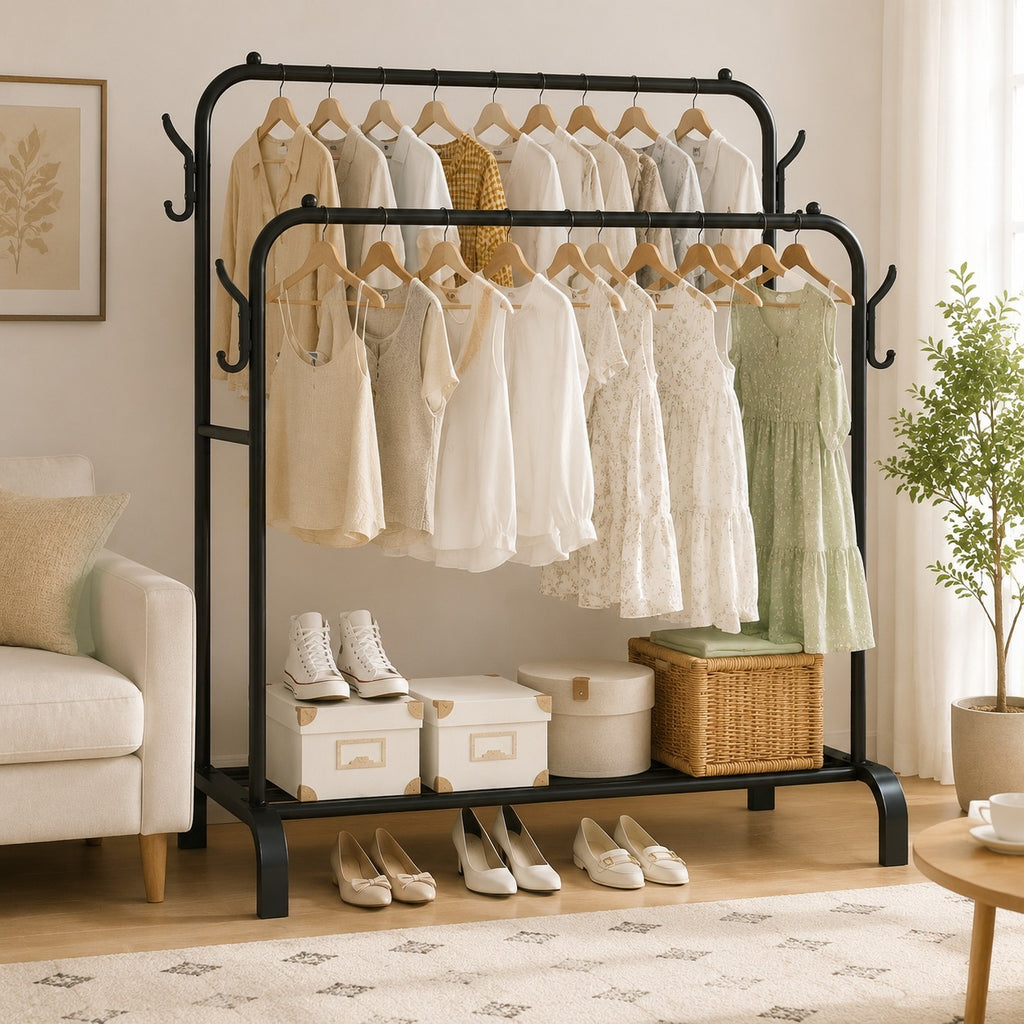 The ATELIA N double clothes rack